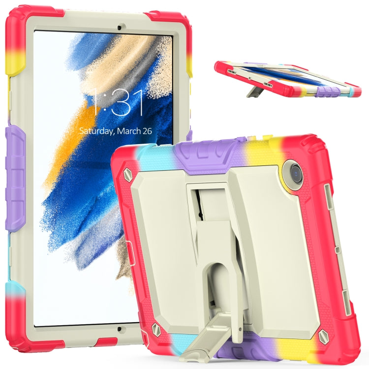 Shockproof Beige Silicone + PC Tablet Protective Case