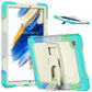 Shockproof Beige Silicone + PC Tablet Protective Case