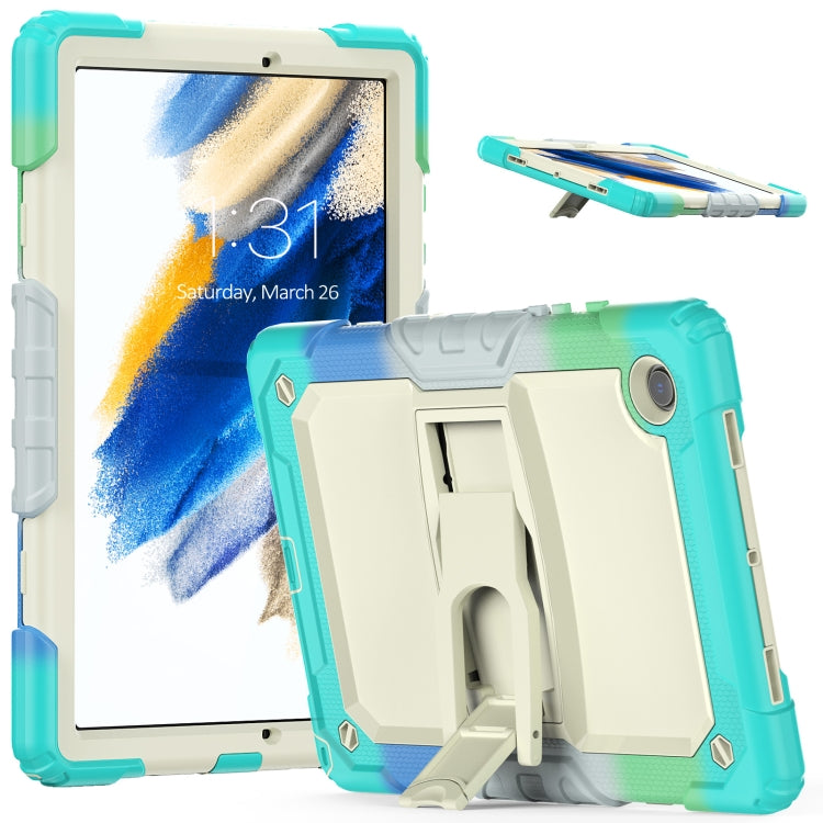 Shockproof Beige Silicone + PC Tablet Protective Case