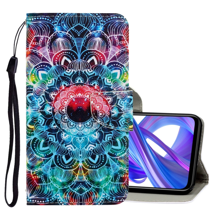 3D Colored Drawing Horizontal Flip PU Leather Case with Holder & Card Slots & Wallet