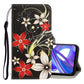 3D Colored Drawing Horizontal Flip PU Leather Case with Holder & Card Slots & Wallet