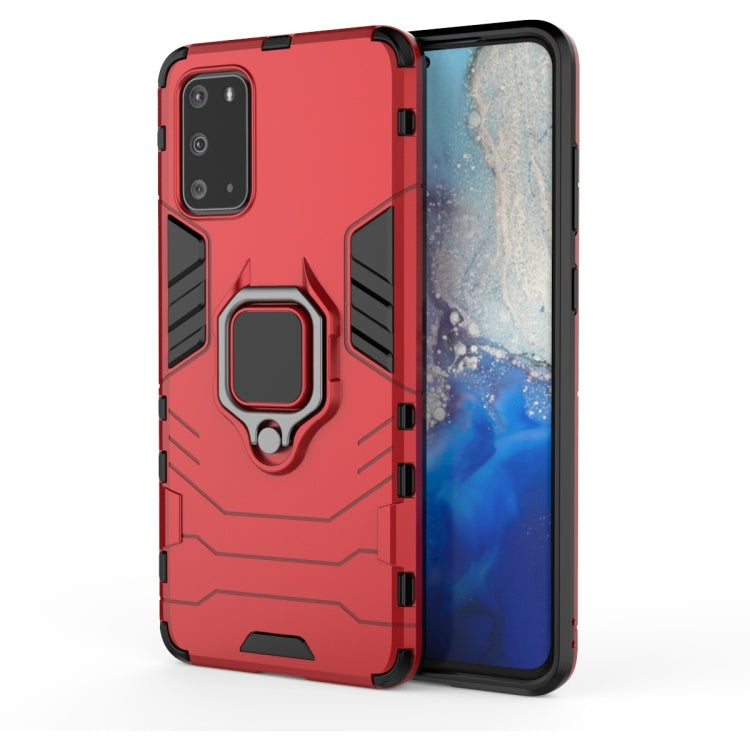 Shockproof PC + TPU Protective Case with Magnetic Ring Holder, For Galaxy S20+, For Huawei Nova 6 5G