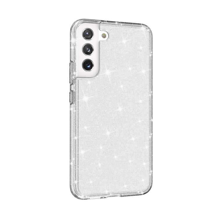 Shockproof Terminator Style Glitter Powder Protective Phone Case, For Samsung Galaxy S21 FE 5G
