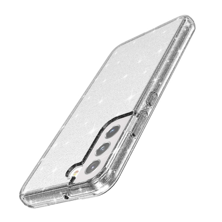 Shockproof Terminator Style Glitter Powder Protective Phone Case, For Samsung Galaxy S21 FE 5G