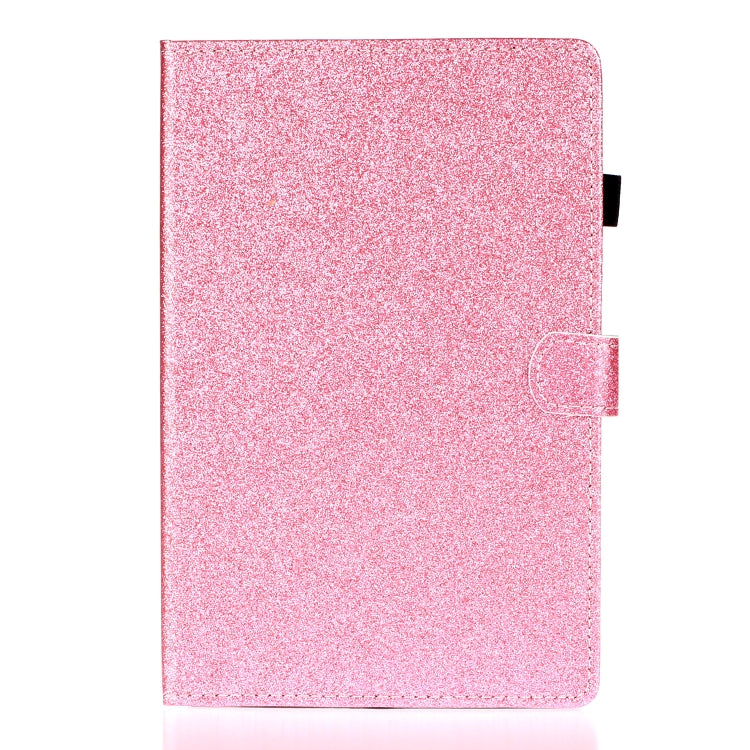 Varnish Glitter Powder Leather Tablet Case, For Samsung Galaxy Tab A8 10.5 2021