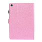 Varnish Glitter Powder Leather Tablet Case, For Samsung Galaxy Tab A8 10.5 2021