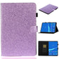 Varnish Glitter Powder Leather Tablet Case, For Samsung Galaxy Tab A8 10.5 2021
