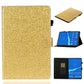 Varnish Glitter Powder Leather Tablet Case, For Samsung Galaxy Tab A8 10.5 2021