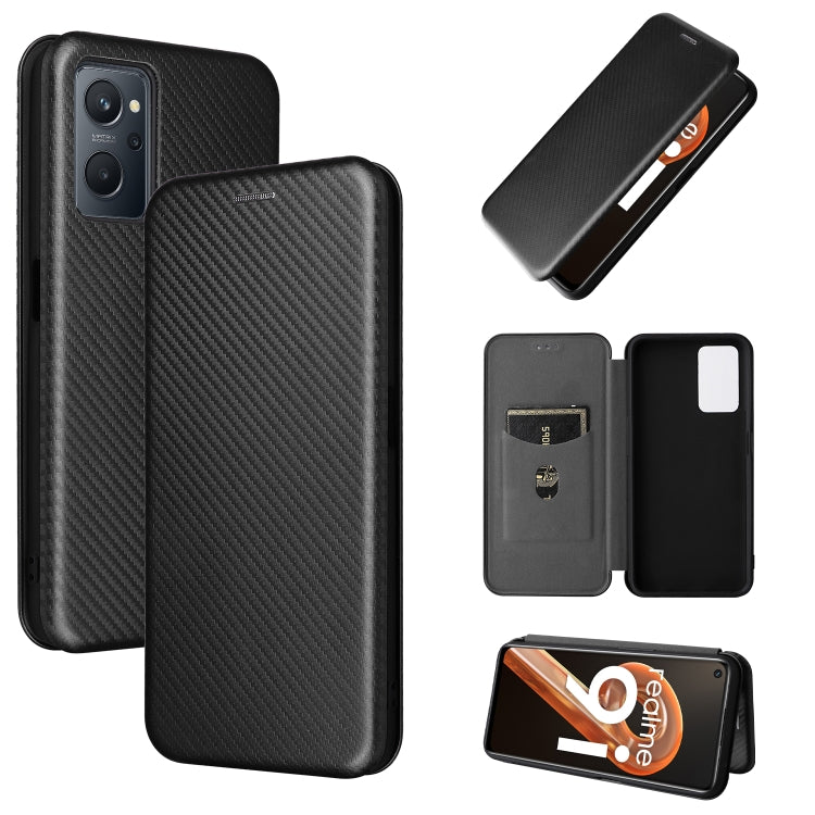 Carbon Fiber Texture Magnetic Horizontal Flip PU Phone Case, For OPPO Realme 9i / A36, For Blackview A55, For Ulefone Note 13P, For Samsung Galaxy A23 5G