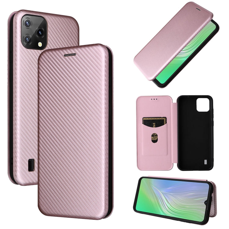 Carbon Fiber Texture Magnetic Horizontal Flip PU Phone Case, For OPPO Realme 9i / A36, For Blackview A55, For Ulefone Note 13P, For Samsung Galaxy A23 5G