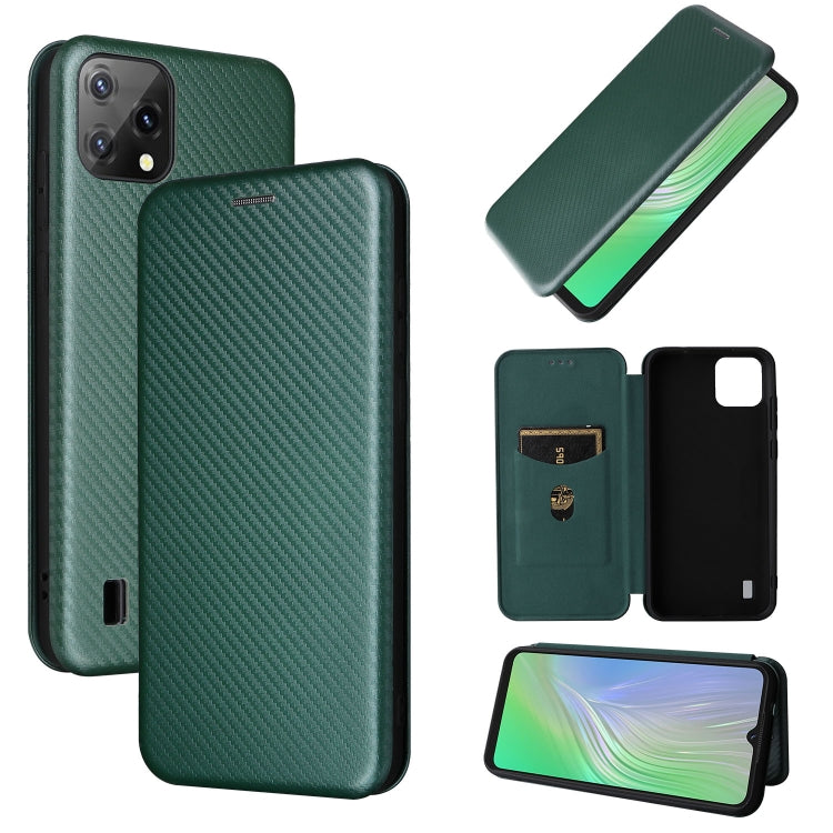 Carbon Fiber Texture Magnetic Horizontal Flip PU Phone Case, For OPPO Realme 9i / A36, For Blackview A55, For Ulefone Note 13P, For Samsung Galaxy A23 5G