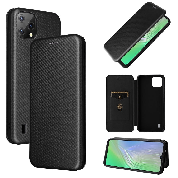 Carbon Fiber Texture Magnetic Horizontal Flip PU Phone Case, For OPPO Realme 9i / A36, For Blackview A55, For Ulefone Note 13P, For Samsung Galaxy A23 5G