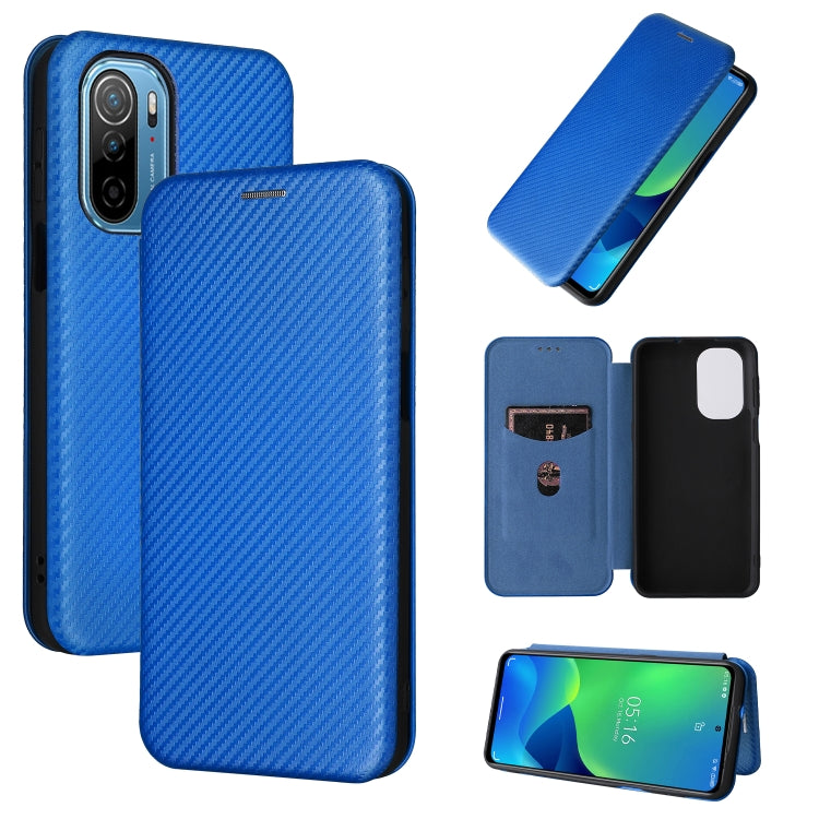 Carbon Fiber Texture Magnetic Horizontal Flip PU Phone Case, For OPPO Realme 9i / A36, For Blackview A55, For Ulefone Note 13P, For Samsung Galaxy A23 5G