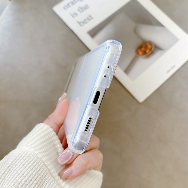 For Samsung Galaxy Z Flip4 Round Edge TPU Folding Phone Case, For Samsung Galaxy Z Flip4