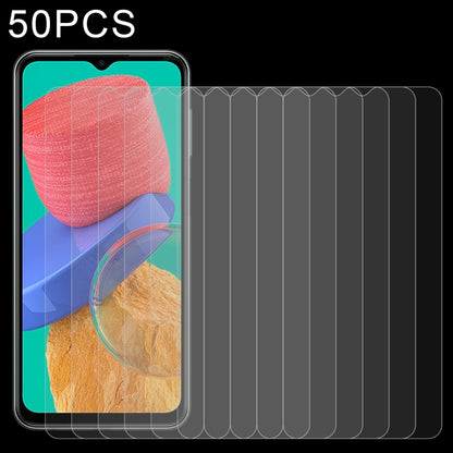 50 PCS 0.26mm 9H 2.5D Tempered Glass Film, For Samsung Galaxy M33 / M23 / F23 / M13 / F13 / Jump2 / M13 4G(50 PCS)