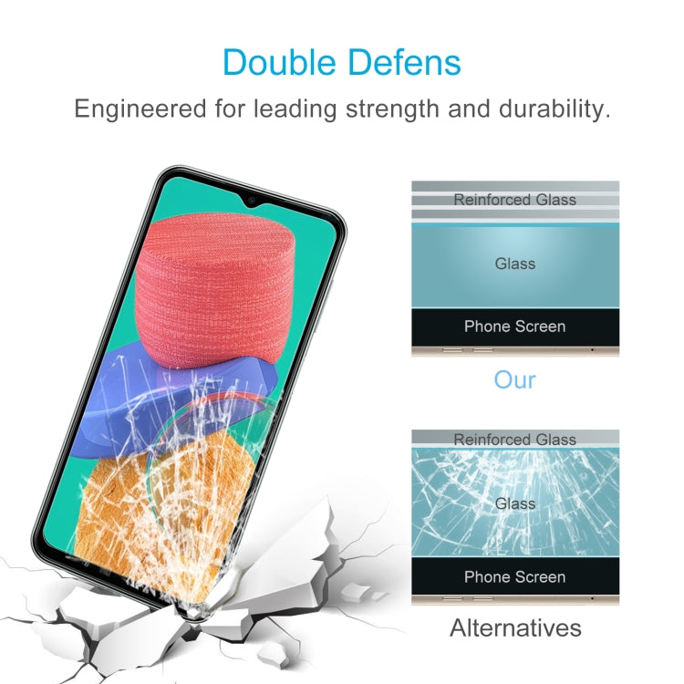 50 PCS 0.26mm 9H 2.5D Tempered Glass Film, For Samsung Galaxy M33 / M23 / F23 / M13 / F13 / Jump2 / M13 4G(50 PCS)