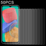 50 PCS 0.26mm 9H 2.5D Tempered Glass Film, For Samsung Galaxy M33 / M23 / F23 / M13 / F13 / Jump2 / M13 4G(50 PCS)