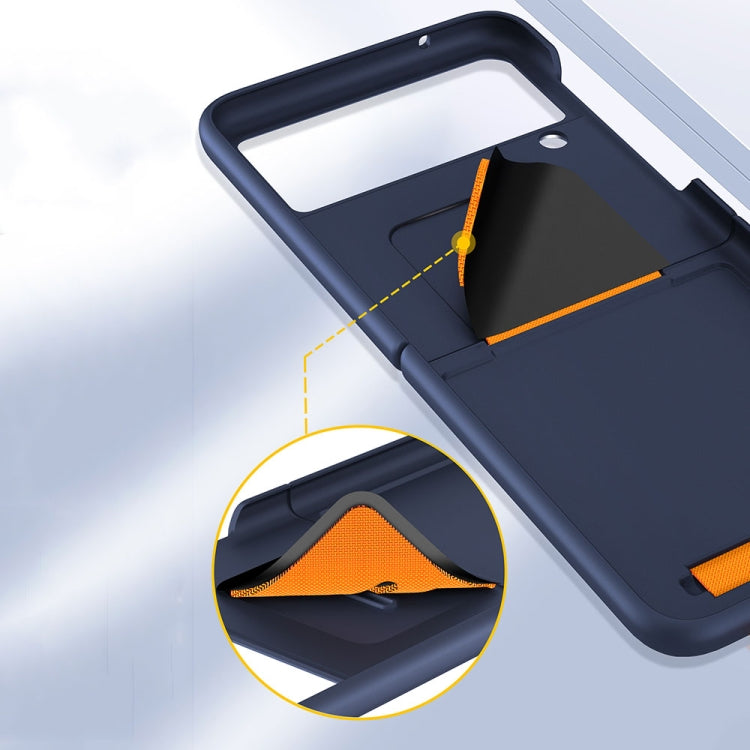 Wrist Strap Skin Feel Frosted PC Phone Case, For Samsung Galaxy Z Flip3 5G