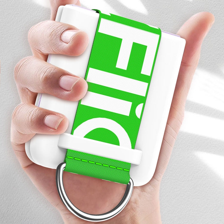 Wrist Strap Skin Feel Frosted PC Phone Case, For Samsung Galaxy Z Flip3 5G