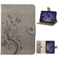 Butterfly Flower Embossing Pattern Leather Tablet Case, For Samsung Galaxy Tab A8 10.5 2021
