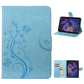 Butterfly Flower Embossing Pattern Leather Tablet Case, For Samsung Galaxy Tab A8 10.5 2021