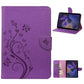 Butterfly Flower Embossing Pattern Leather Tablet Case, For Samsung Galaxy Tab A8 10.5 2021