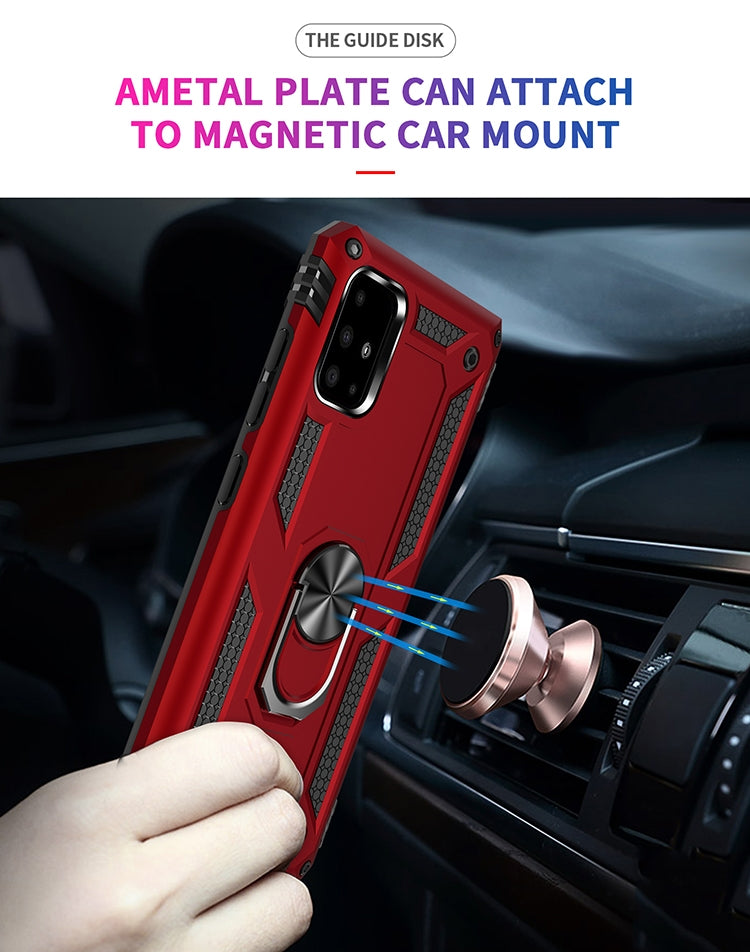 Shockproof TPU + PC Protective Case with 360 Degree Rotating Holder, For Galaxy A51, For  Galaxy A71, For Galaxy S20+, For Galaxy S20, For Galaxy S20 Ultra