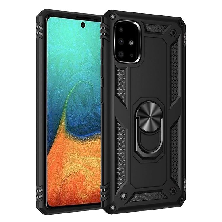 Shockproof TPU + PC Protective Case with 360 Degree Rotating Holder, For Galaxy A51, For  Galaxy A71, For Galaxy S20+, For Galaxy S20, For Galaxy S20 Ultra