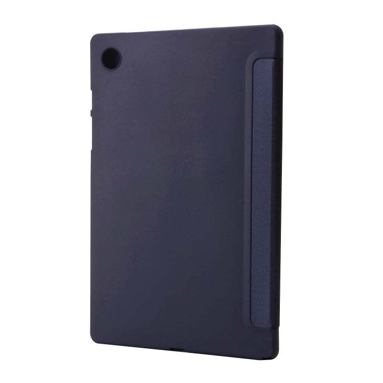 TPU Three-fold Horizontal Flip Leather Case, For Samsung Galaxy Tab A8 10.5 2021