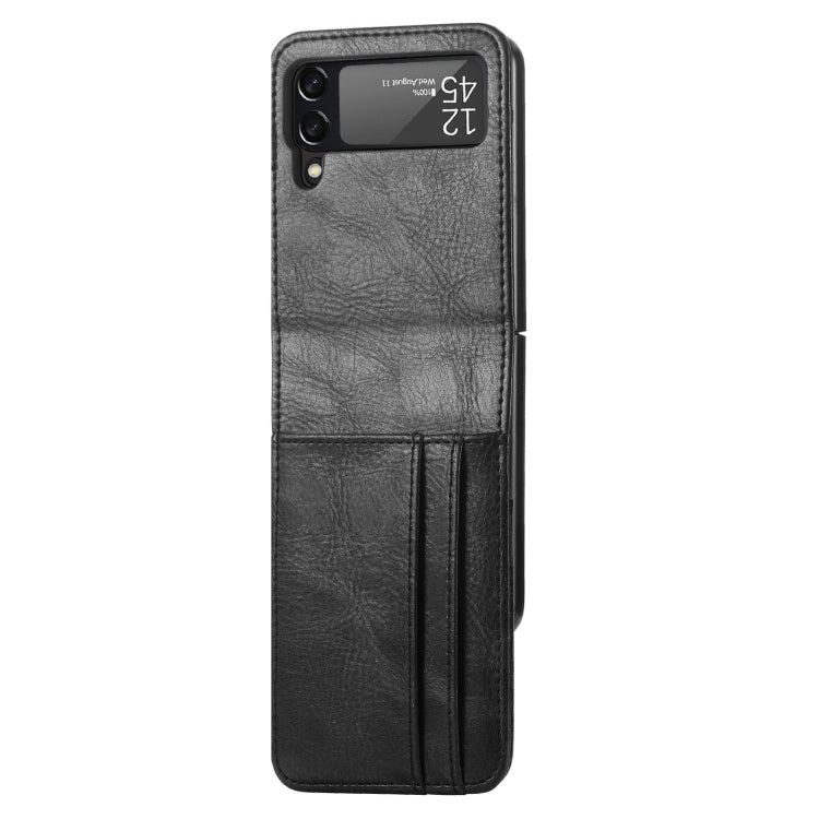 Vertical Flip Card Slot Leather Phone Case, For Samsung Galaxy Z Flip3 5G