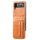 Vertical Flip Card Slot Leather Phone Case, For Samsung Galaxy Z Flip3 5G