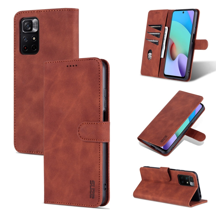 AZNS Skin Feel Calf Texture Horizontal Flip Leather Phone Case, For vivo Y76s 5G / Y74s, For OPPO A96 5G / Reno7 5G Overseas Version & OnePlus Nord N20 5G, For Xiaomi Redmi Note 11 4G Global / Note 11S, For Xiaomi Redmi Note 11 Pro Foreign Version�����...