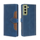 Skin Feel Straw Hat Magnetic Buckle Leather Phone Case, For Samsung Galaxy S21 FE, For Samsung Galaxy Xcover 5