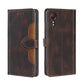 Skin Feel Straw Hat Magnetic Buckle Leather Phone Case, For Samsung Galaxy S21 FE, For Samsung Galaxy Xcover 5