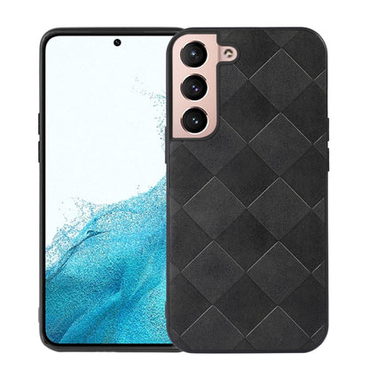 Weave Plaid PU Phone Case, For Samsung Galaxy S22 5G, For Samsung Galaxy S22+ 5G, For Samsung Galaxy S22 Ultra 5G, For Samsung Galaxy Z Flip 3 5G, For Samsung Galaxy Z Fold2 5G, For Samsung Galaxy Z Fold3 5G