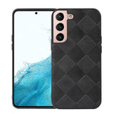 Weave Plaid PU Phone Case, For Samsung Galaxy S22 5G, For Samsung Galaxy S22+ 5G, For Samsung Galaxy S22 Ultra 5G, For Samsung Galaxy Z Flip 3 5G, For Samsung Galaxy Z Fold2 5G, For Samsung Galaxy Z Fold3 5G