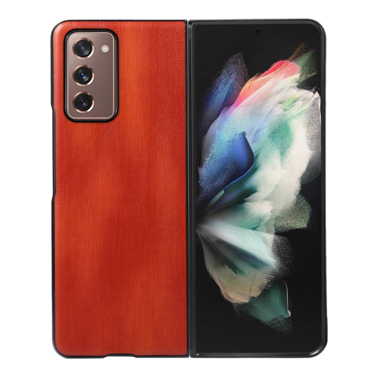 Yellow Cow Texture PU Phone Case, For Samsung Galaxy A03 Core, For Samsung Galaxy Z Flip 3 5G, For Samsung Galaxy Z Fold2 5G, For Samsung Galaxy Z Fold3 5G