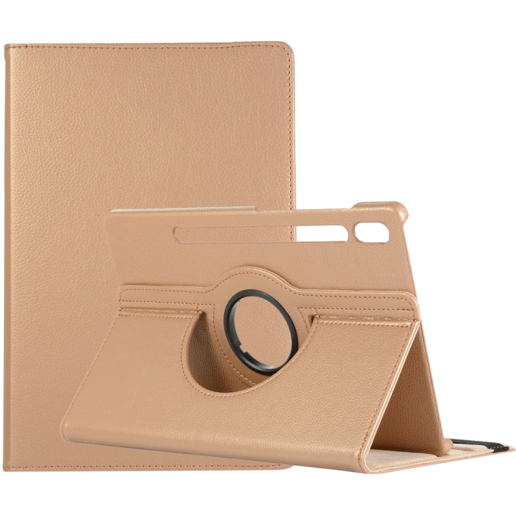 360 Degrees Rotation Holder Litchi Leather Tablet Case, For Samsung Galaxy Tab S8 Ultra