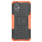 Tire Texture Shockproof TPU+PC Phone Case with Holder, For OnePlus Nord N20 5G, For Samsung Galaxy A73 5G, For Samsung Galaxy A23, For Xiaomi Redmi Note 11S 4G International Version, For Xiaomi Redmi Note 11 Pro 5G International Version
