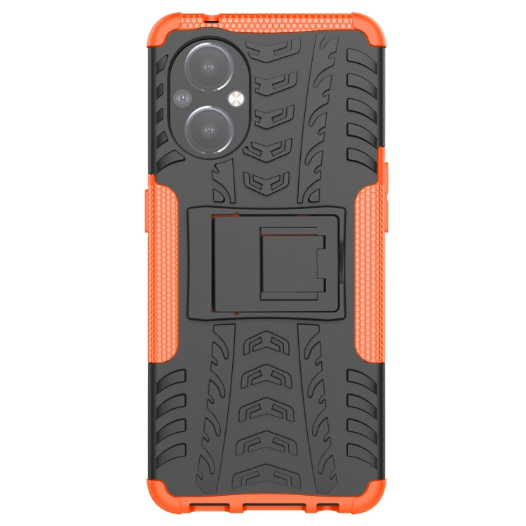 Tire Texture Shockproof TPU+PC Phone Case with Holder, For OnePlus Nord N20 5G, For Samsung Galaxy A73 5G, For Samsung Galaxy A23, For Xiaomi Redmi Note 11S 4G International Version, For Xiaomi Redmi Note 11 Pro 5G International Version