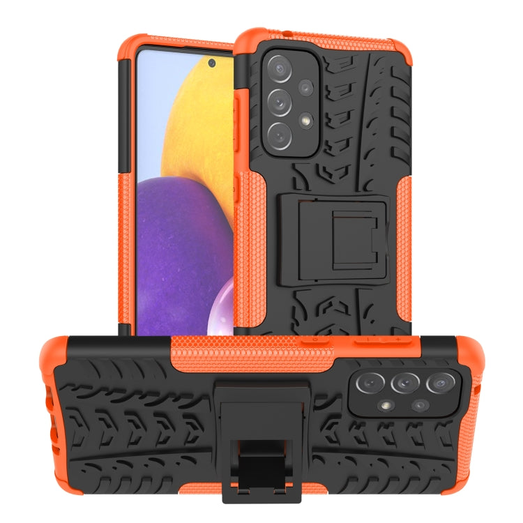 Tire Texture Shockproof TPU+PC Phone Case with Holder, For OnePlus Nord N20 5G, For Samsung Galaxy A73 5G, For Samsung Galaxy A23, For Xiaomi Redmi Note 11S 4G International Version, For Xiaomi Redmi Note 11 Pro 5G International Version