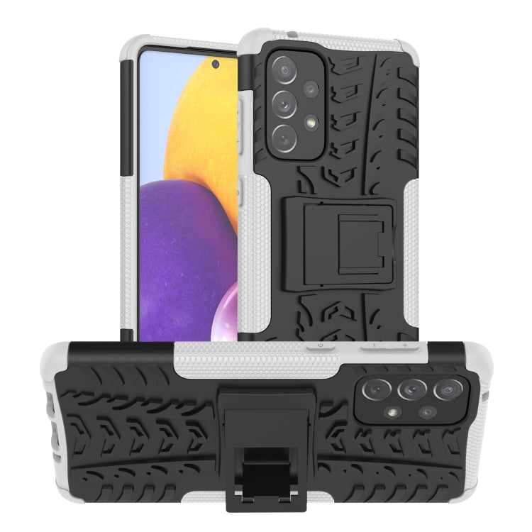 Tire Texture Shockproof TPU+PC Phone Case with Holder, For OnePlus Nord N20 5G, For Samsung Galaxy A73 5G, For Samsung Galaxy A23, For Xiaomi Redmi Note 11S 4G International Version, For Xiaomi Redmi Note 11 Pro 5G International Version