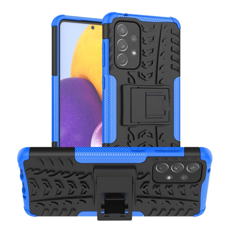 Tire Texture Shockproof TPU+PC Phone Case with Holder, For OnePlus Nord N20 5G, For Samsung Galaxy A73 5G, For Samsung Galaxy A23, For Xiaomi Redmi Note 11S 4G International Version, For Xiaomi Redmi Note 11 Pro 5G International Version