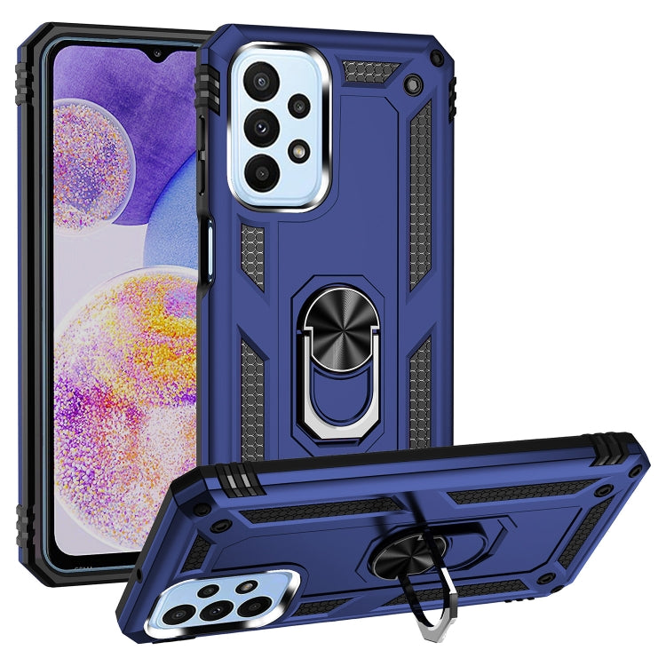Shockproof TPU + PC Phone Case with Holder, For Samsung Galaxy A03s US Version, For Samsung Galaxy A23