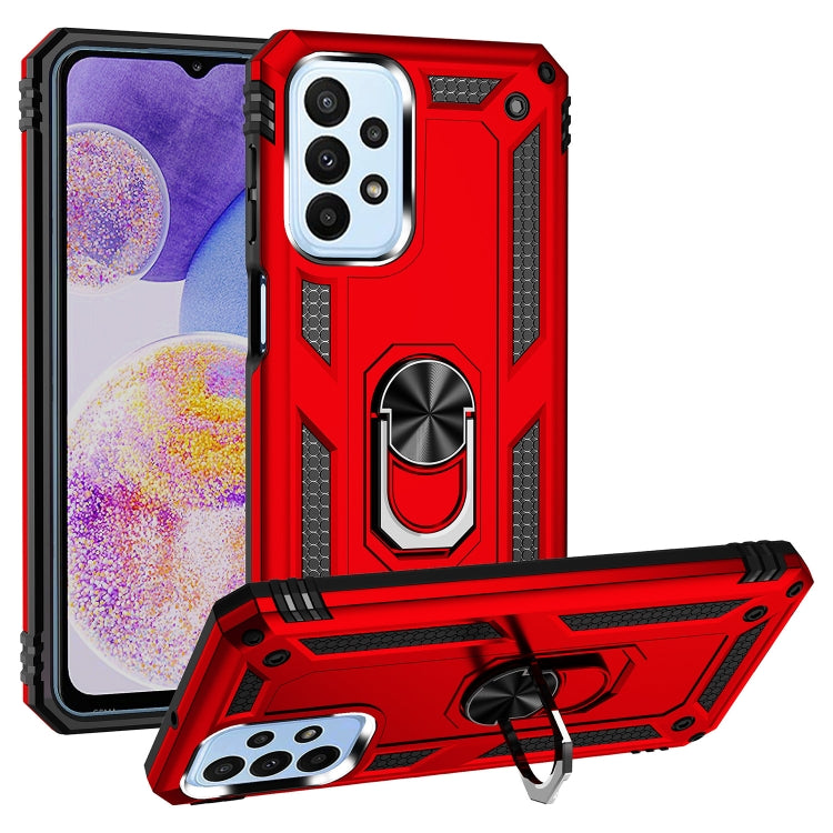 Shockproof TPU + PC Phone Case with Holder, For Samsung Galaxy A03s US Version, For Samsung Galaxy A23