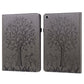 Tree & Deer Pattern Pressed Printing Leather Tablet Case, For OPPO Pad 11 inch, For OPPO Realme Pad 10.4 inch, For Huawei MatePad T 10s 10.1 inch / T 10 9.7 inch, For Lenovo Legion Y700, For iPad mini 6 2021 / mini 2024���������������������������������...