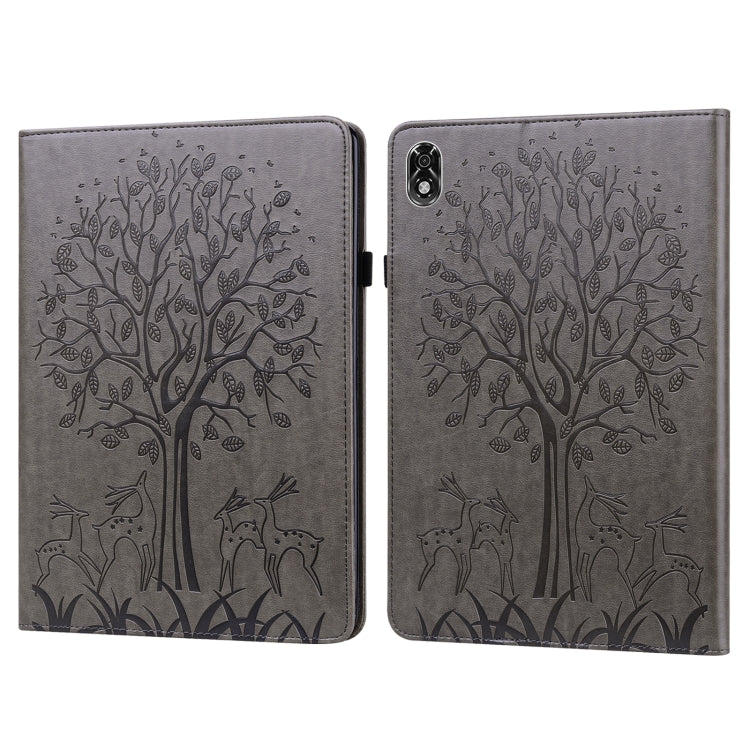 Tree & Deer Pattern Pressed Printing Leather Tablet Case, For OPPO Pad 11 inch, For OPPO Realme Pad 10.4 inch, For Huawei MatePad T 10s 10.1 inch / T 10 9.7 inch, For Lenovo Legion Y700, For iPad mini 6 2021 / mini 2024���������������������������������...