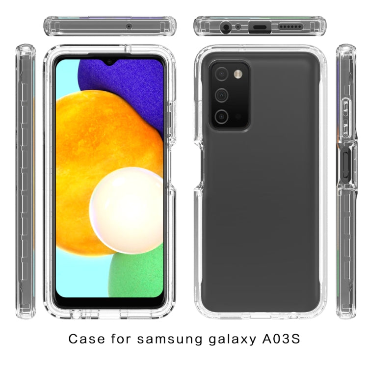 Transparency Two-color Gradient PC + TPU Phone Case, For Samsung Galaxy A03s 165.8mm US Version