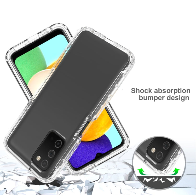Transparency Two-color Gradient PC + TPU Phone Case, For Samsung Galaxy A03s 165.8mm US Version