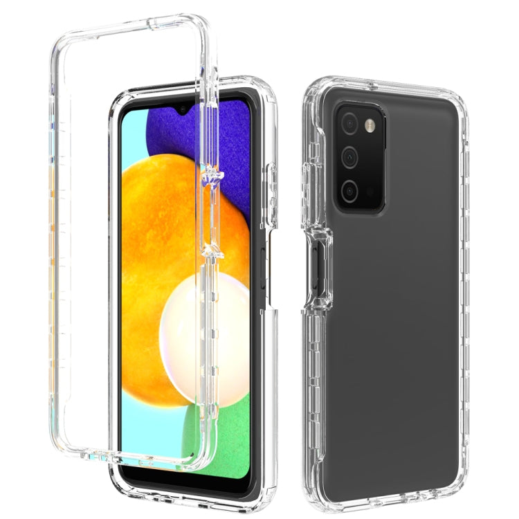 Transparency Two-color Gradient PC + TPU Phone Case, For Samsung Galaxy A03s 165.8mm US Version